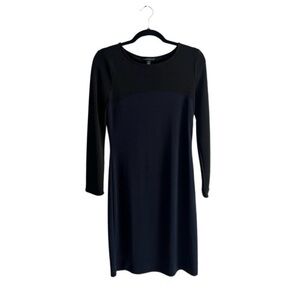 Banana Republic | Long Sleeve Cocktail Dress | Black and Navy | Women’s Size 4